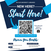 New Here, Start Here QR code flyer (Instagram Post (Square))
