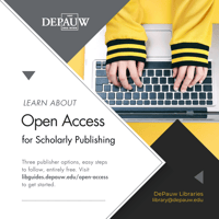 DePauw Read and Publish Instagram post