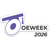 OEWeek 2026 logo with graphic design of an "O" wearing a graduation cap